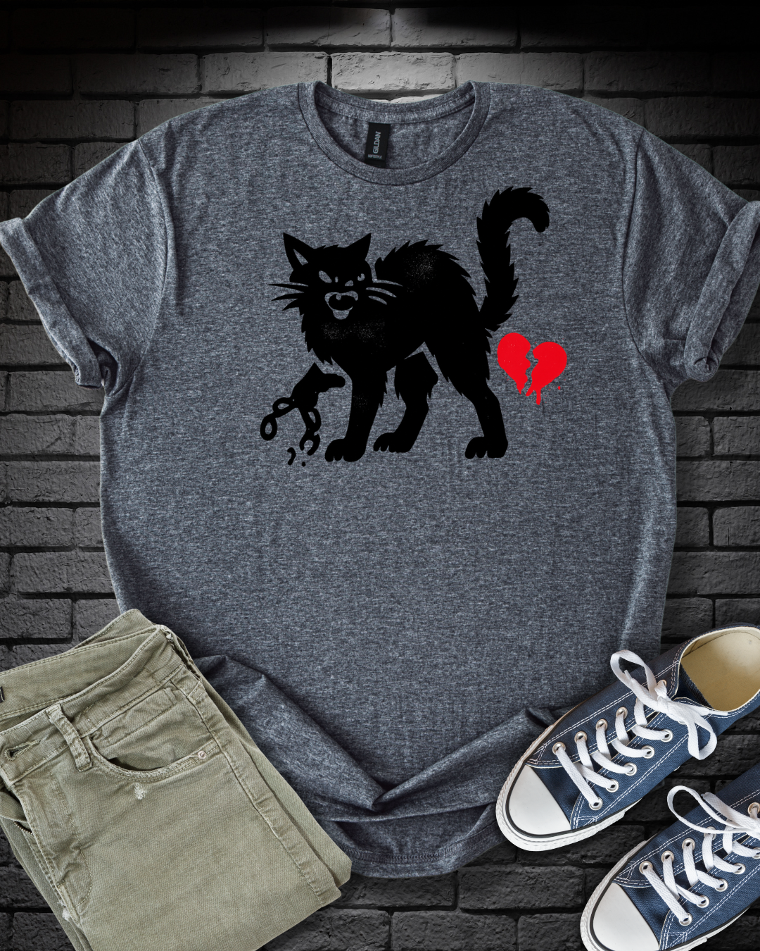 Cat Street Art T-Shirt