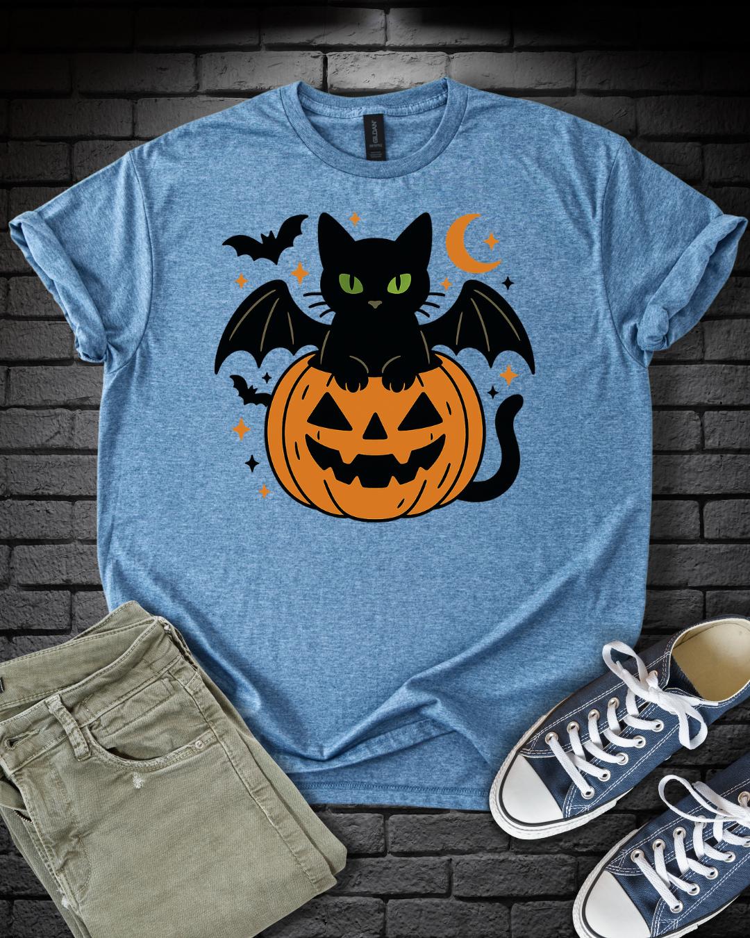 Halloween Bat Cat