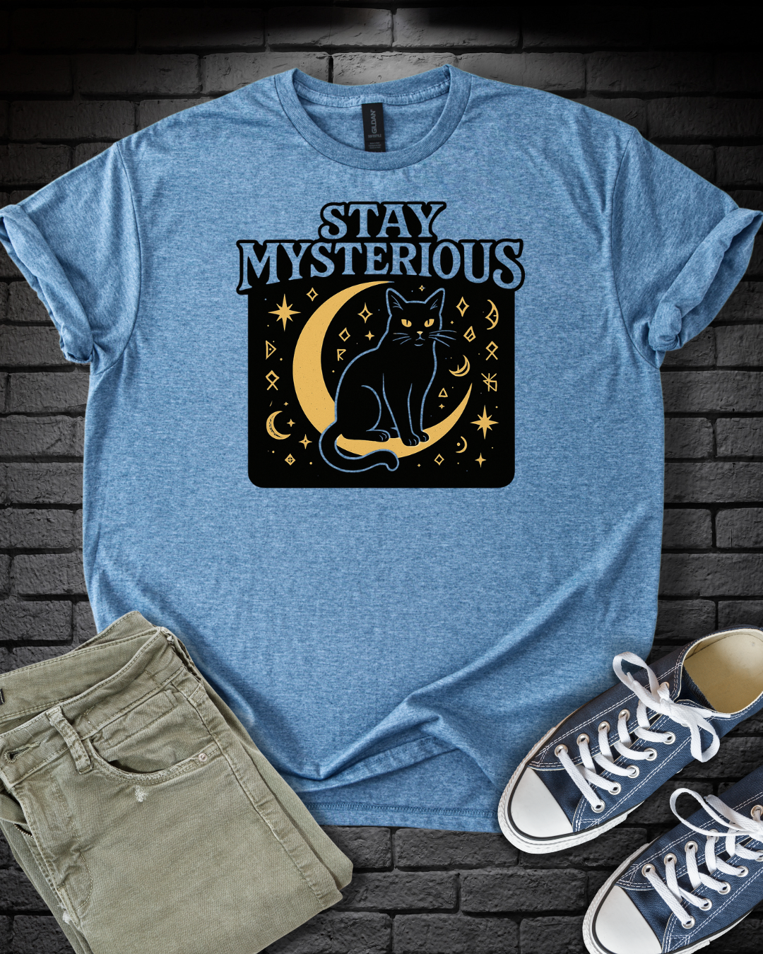 Stay Mysterious Cat T-Shirt