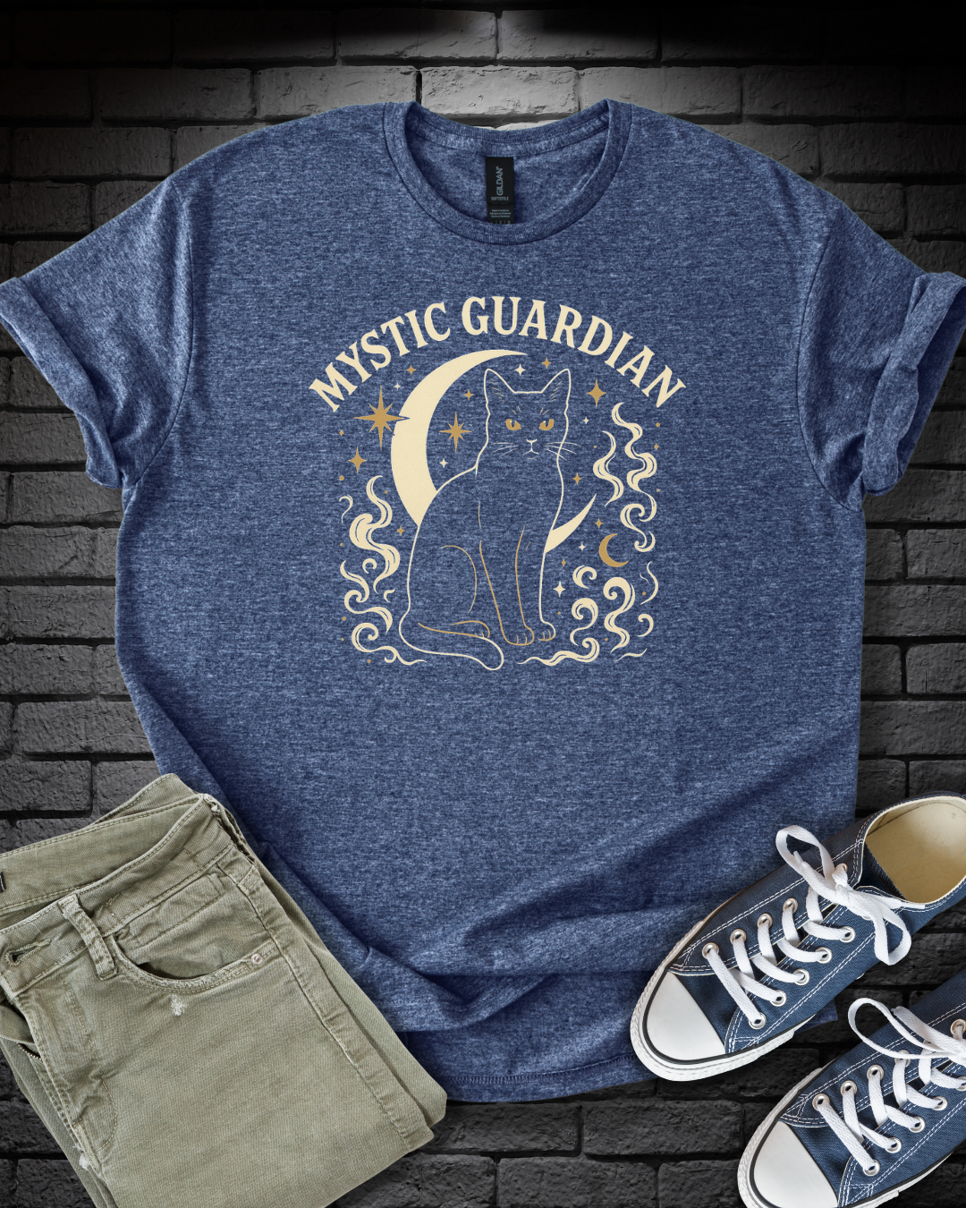 Mystic Guardian Cat T-Shirt