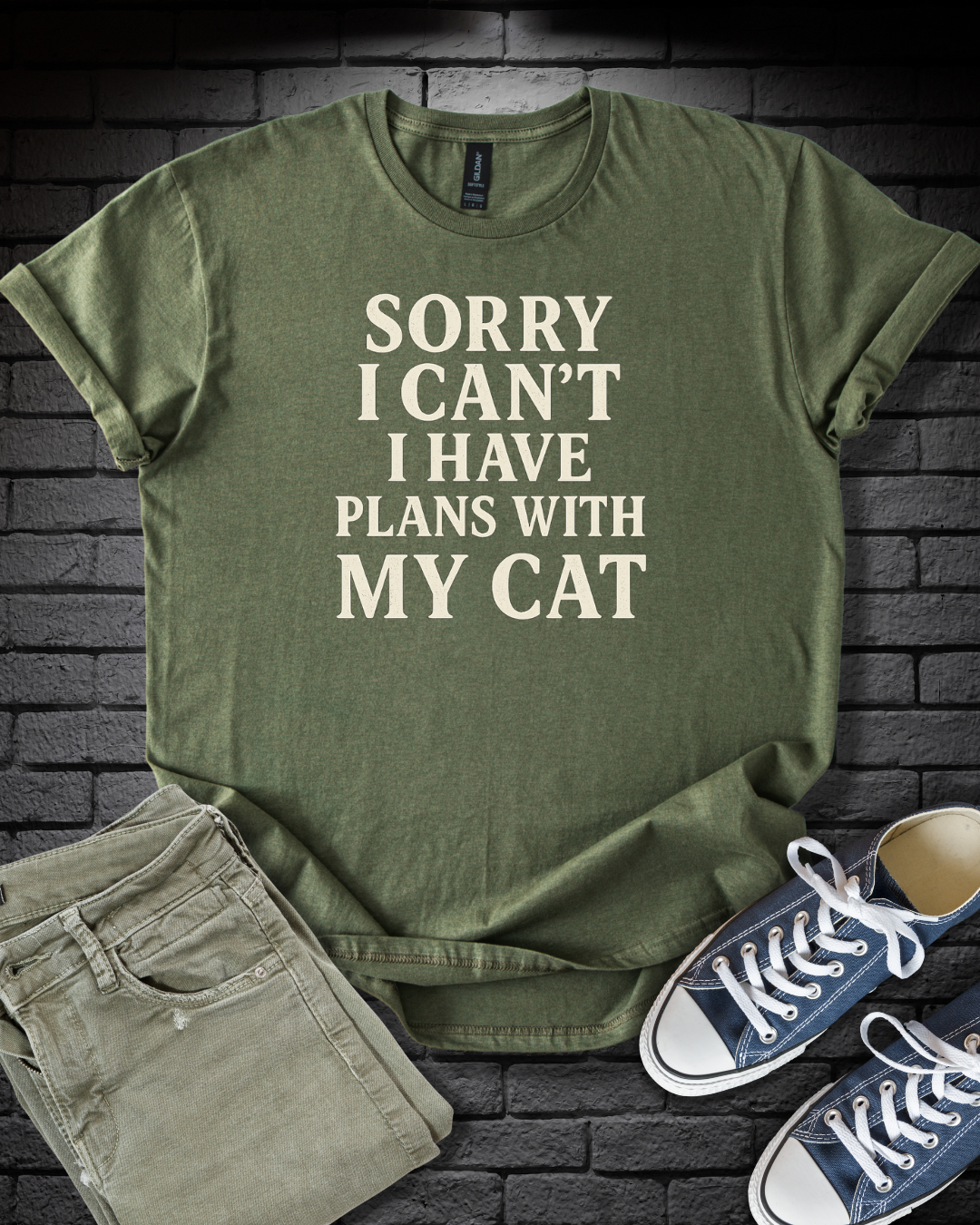 Priorities Cat T-Shirt