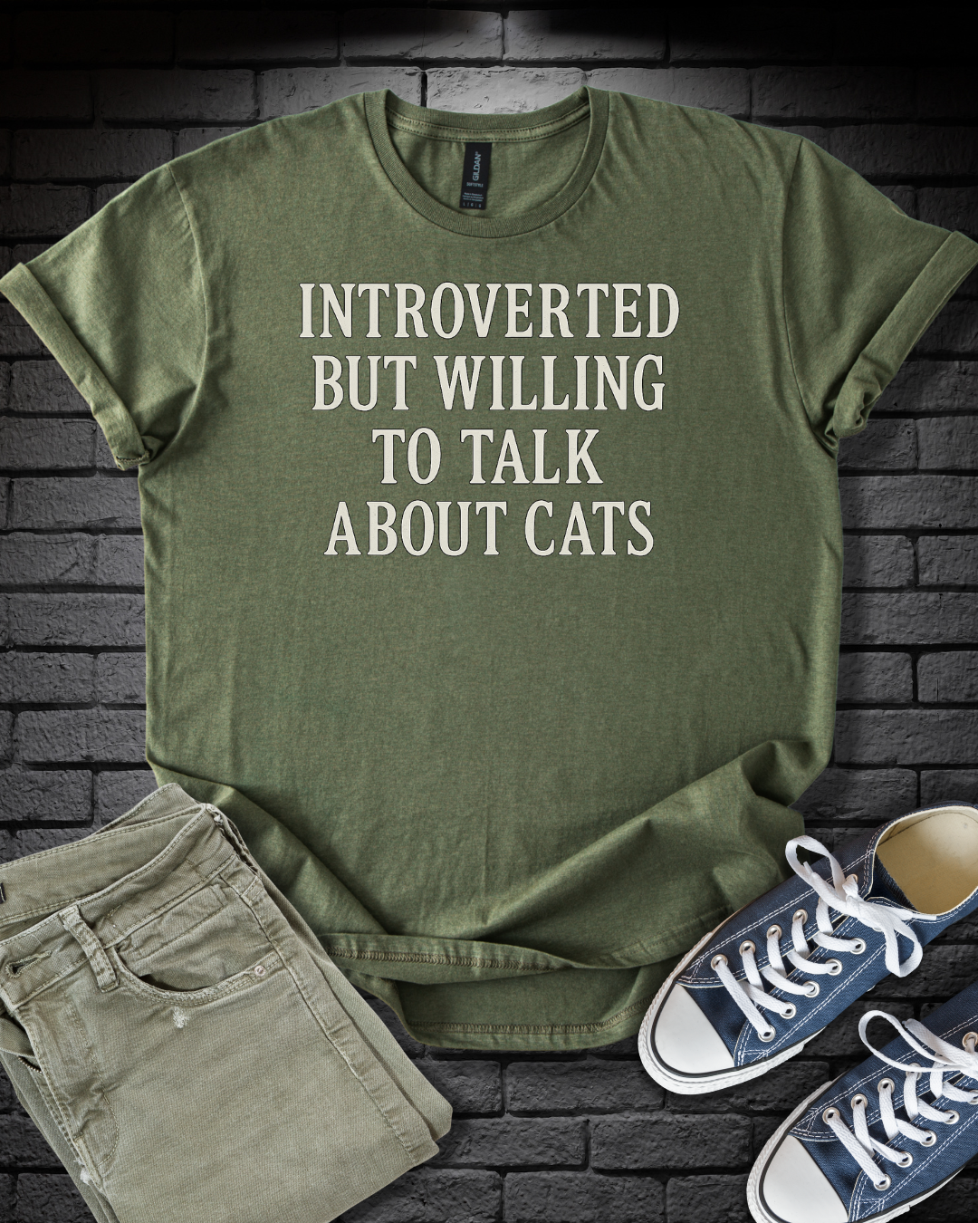 Introverted Cat Lovers T-Shirt