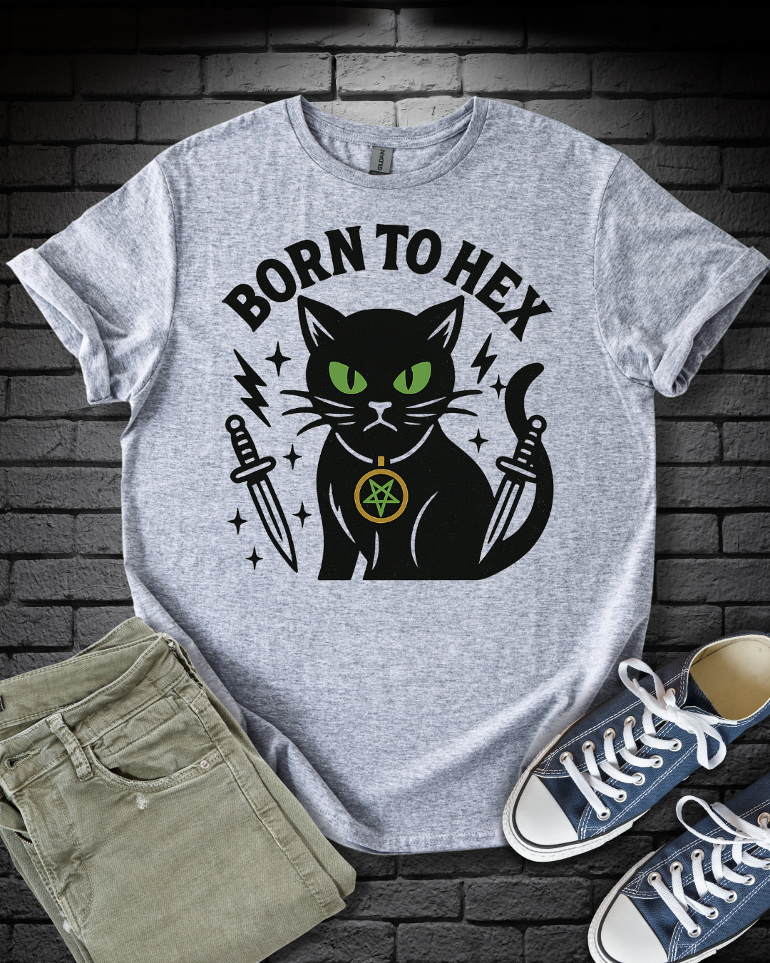 Dagger Cat T-Shirt