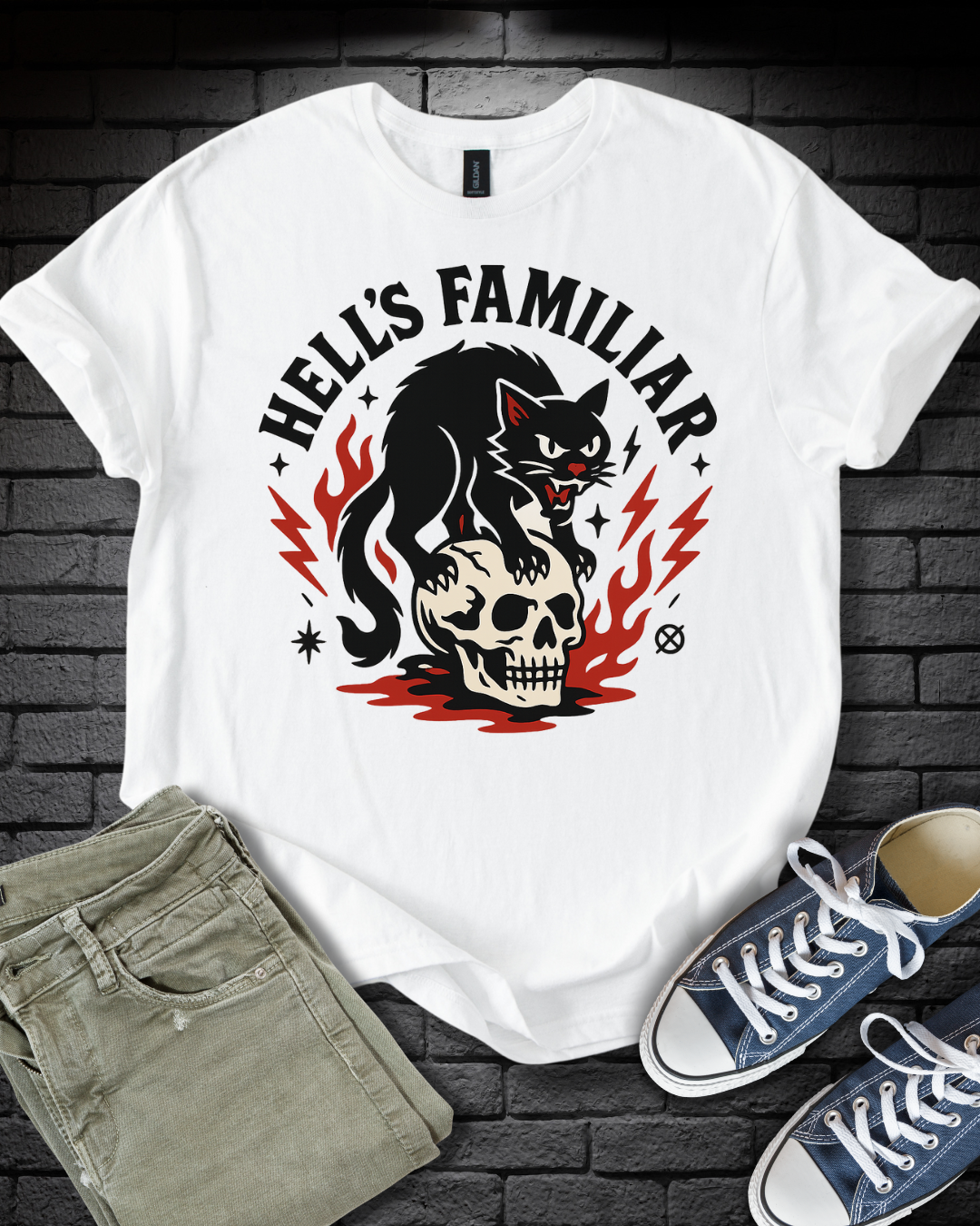Hell's Familiar Cat T-Shirt
