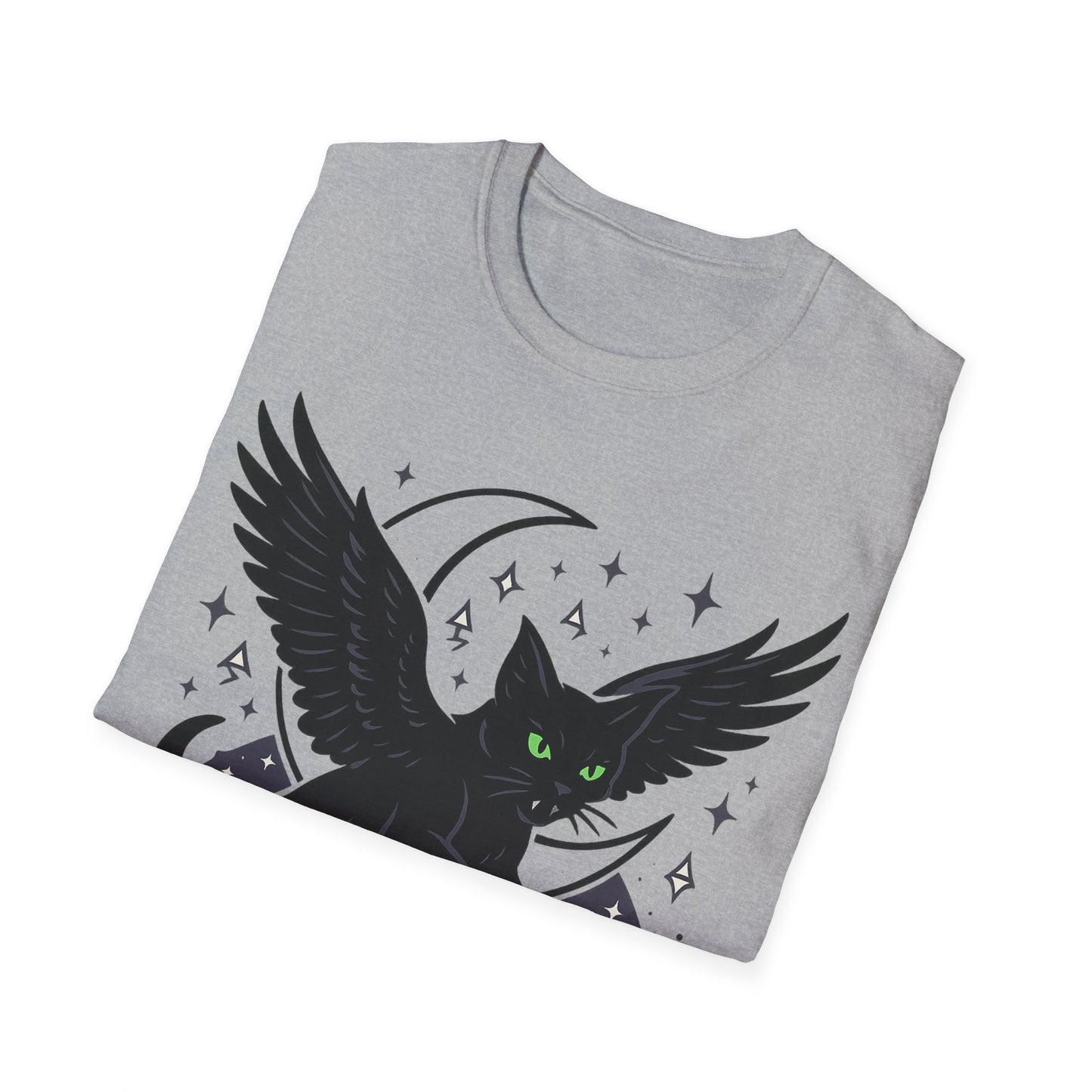 Winged Cat in Flight T-Shirt