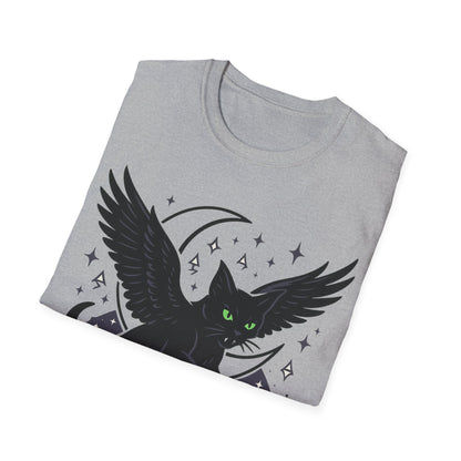 Winged Cat in Flight T-Shirt