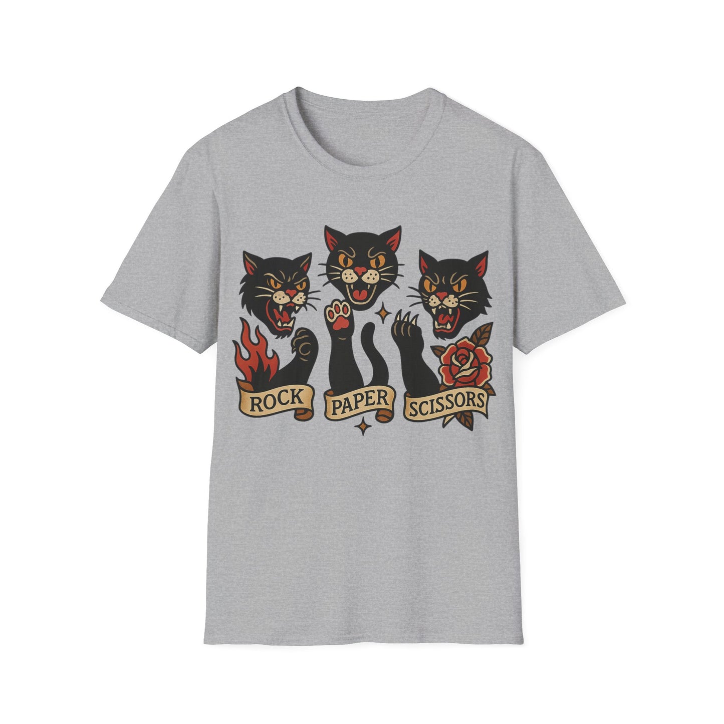 Rock Paper Cats T-Shirt