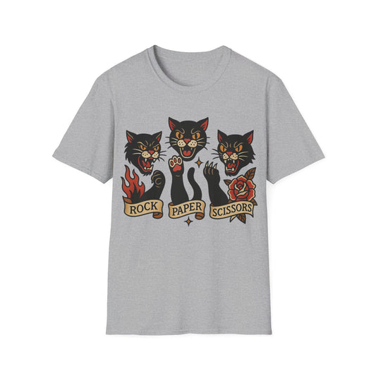 Rock Paper Cats T-Shirt