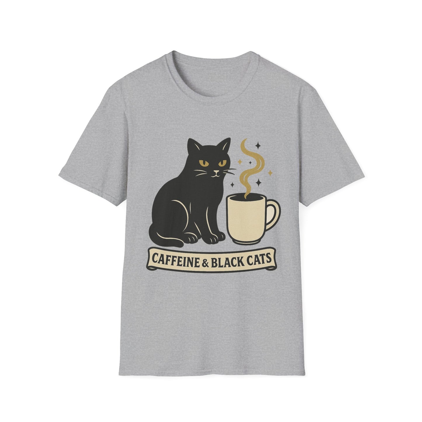 Caffeine & Black Cats T-Shirt