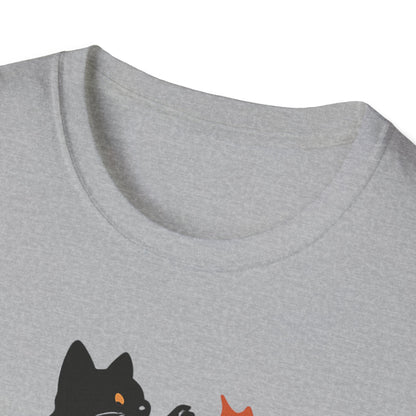 Black Cats Love Fall T-Shirt