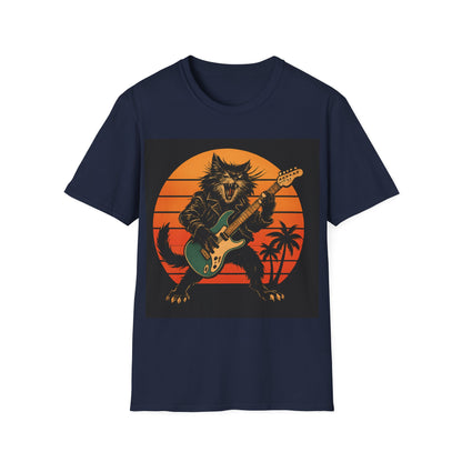 Guitar Rockin' Cat T-Shirt