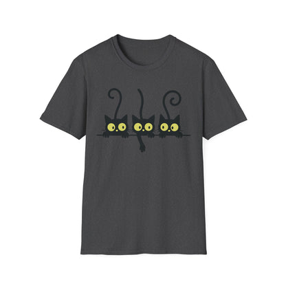 Curious Black Cats T-Shirt