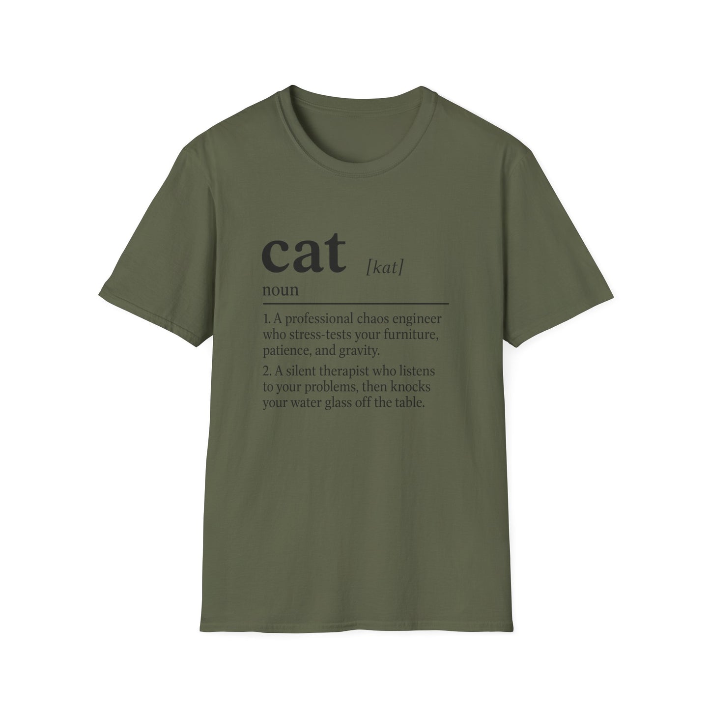 Cat Definition Therapist T-Shirt