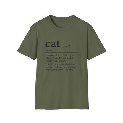 Cat Definition Therapist T-Shirt