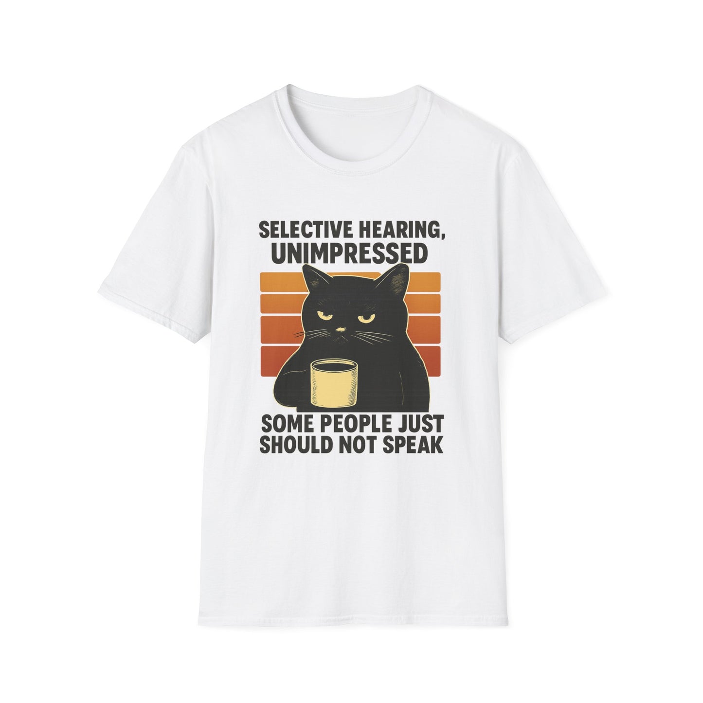 Selective Hearing Cat T-Shirt