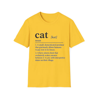 Cat Definition Alarm T-Shirt