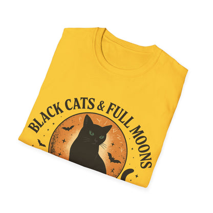 Black Cats Full Moons T-Shirt