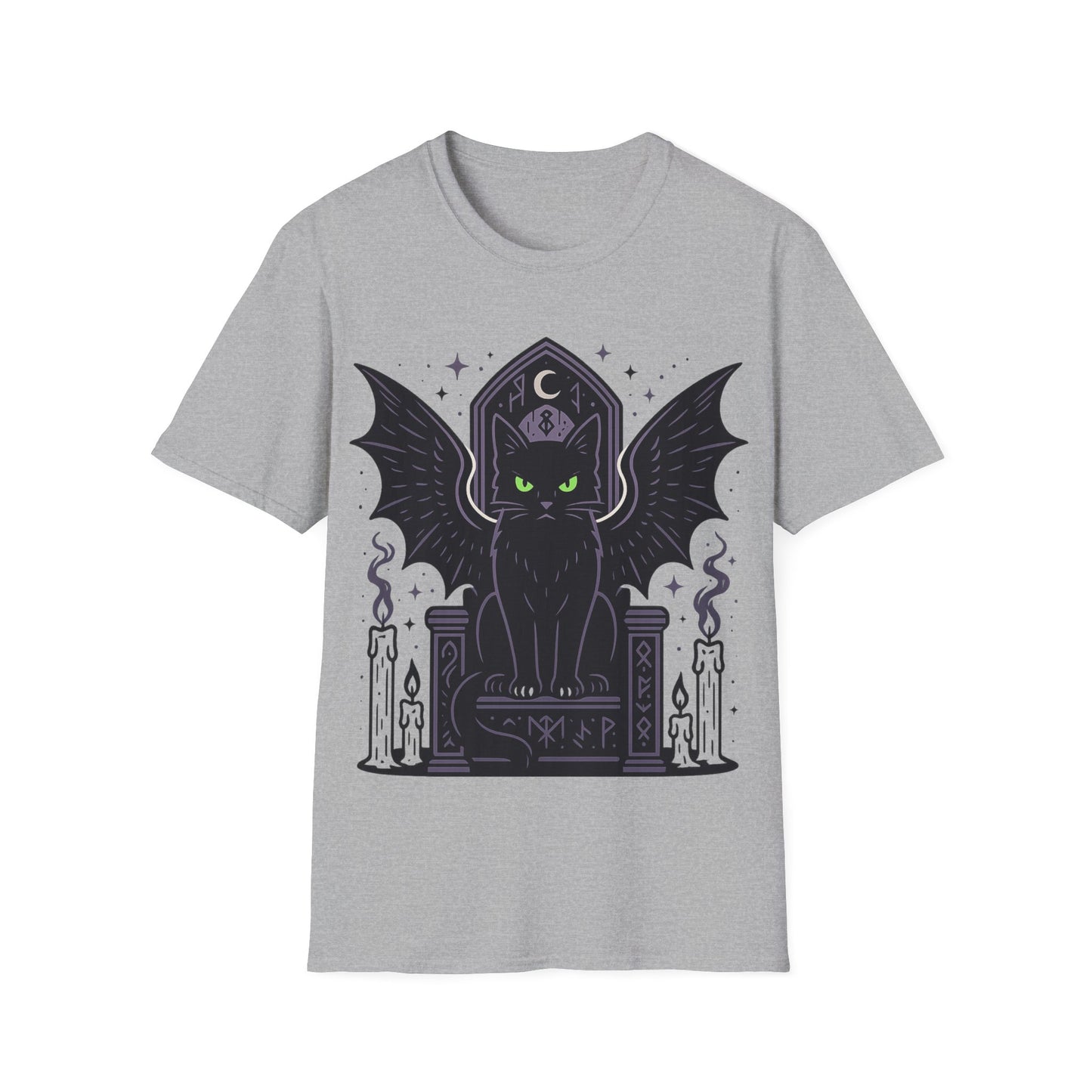 Mystical Cat on Throne