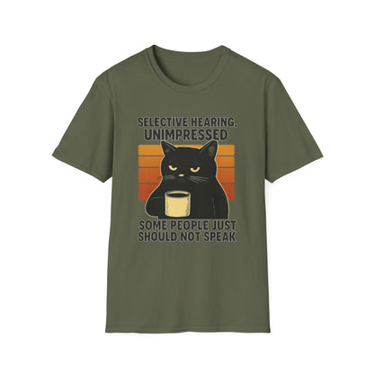 Selective Hearing Cat T-Shirt