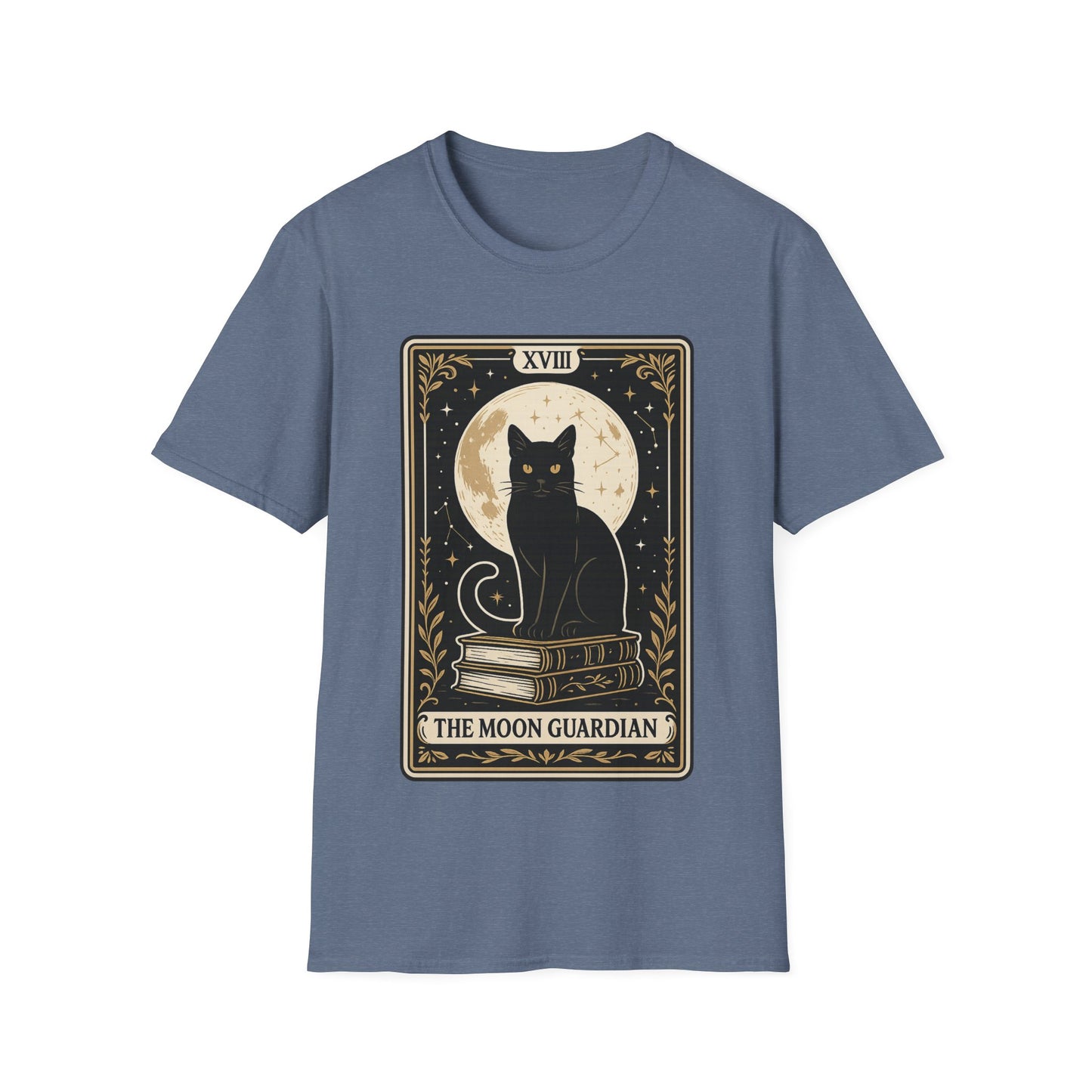 Tarot Moon Guardian Cat T-Shirt