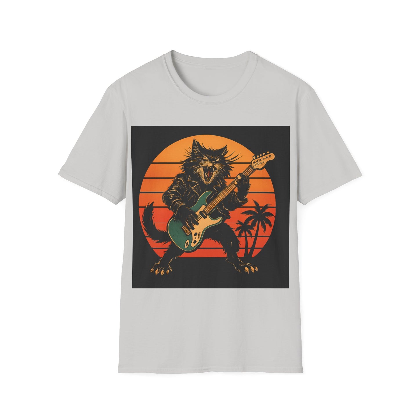 Guitar Rockin' Cat T-Shirt