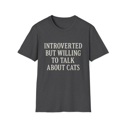 Introverted Cat Lovers T-Shirt