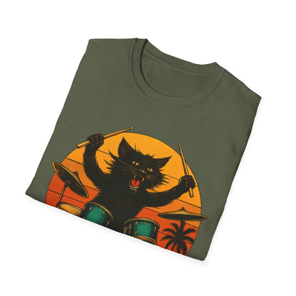 Drummer Cat T-Shirt