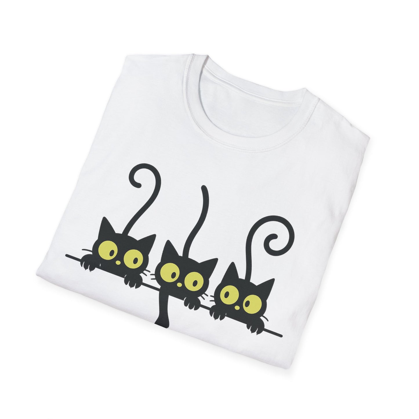 Curious Black Cats T-Shirt