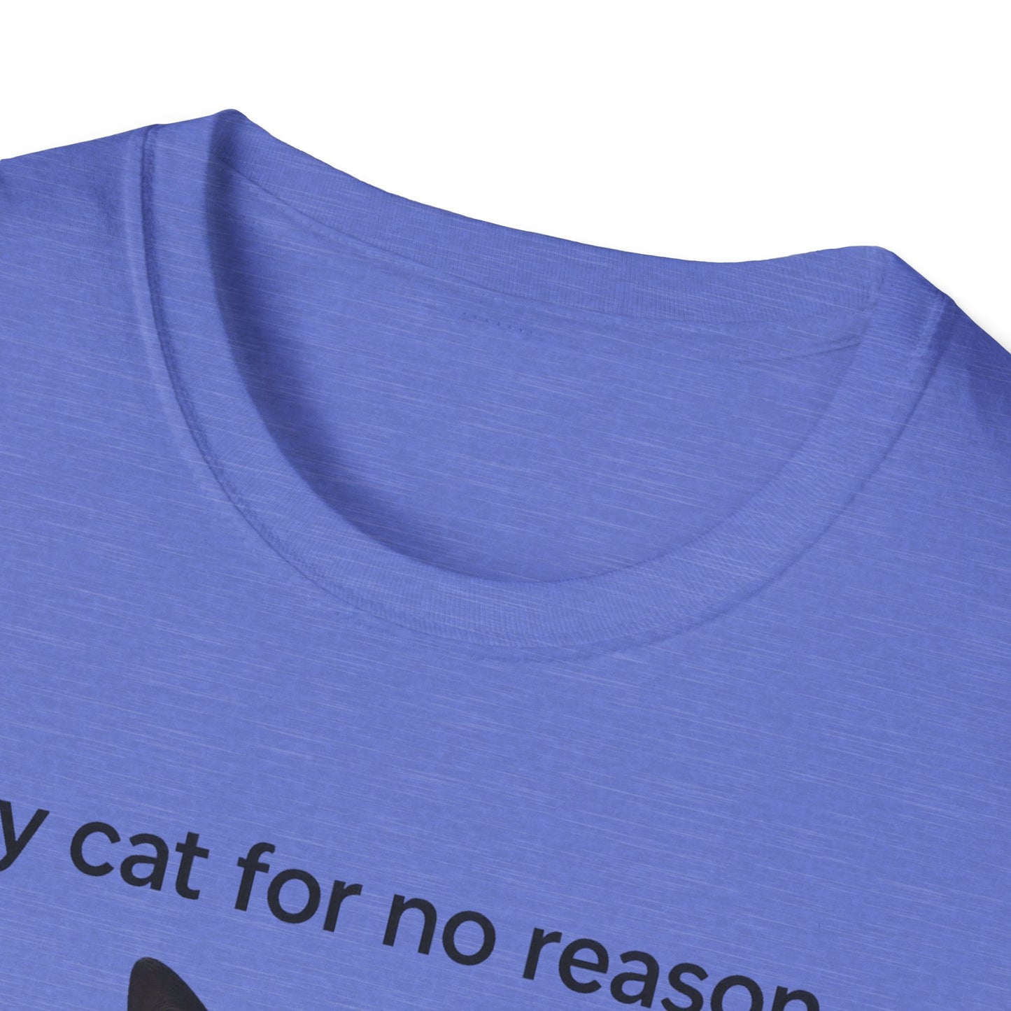 Cat Violence Button T-Shirt
