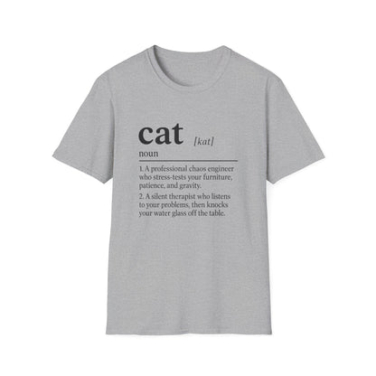 Cat Definition Therapist T-Shirt