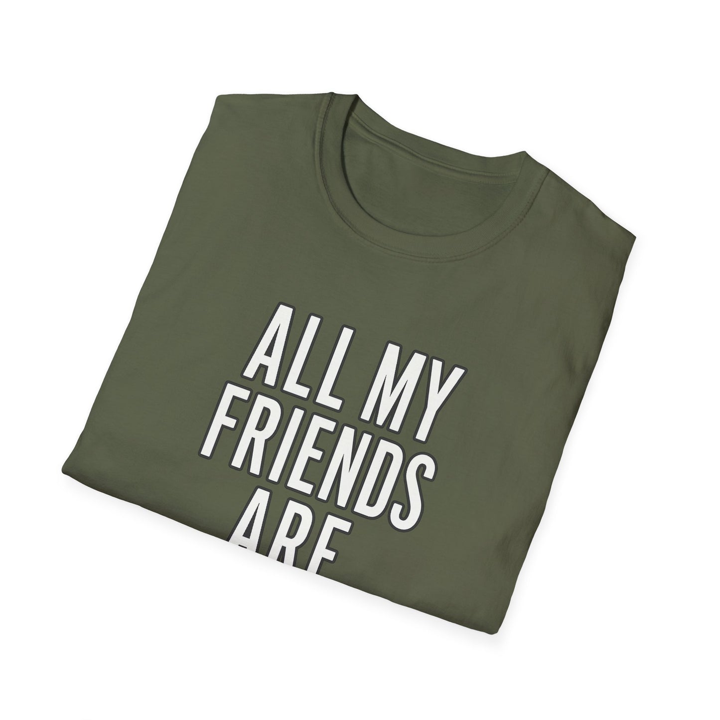 All My Friends Cat T-Shirt