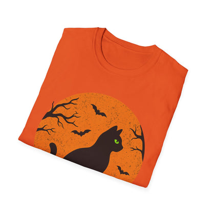 Full Moon Halloween Cat