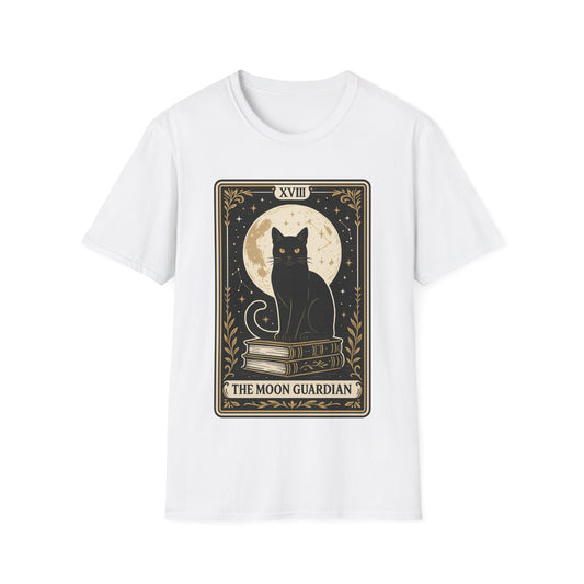 Tarot Moon Guardian Cat T-Shirt