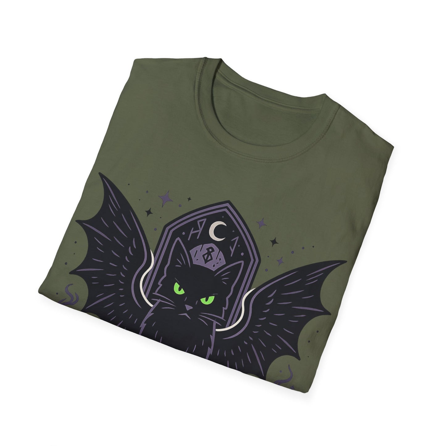 Mystical Cat on Throne