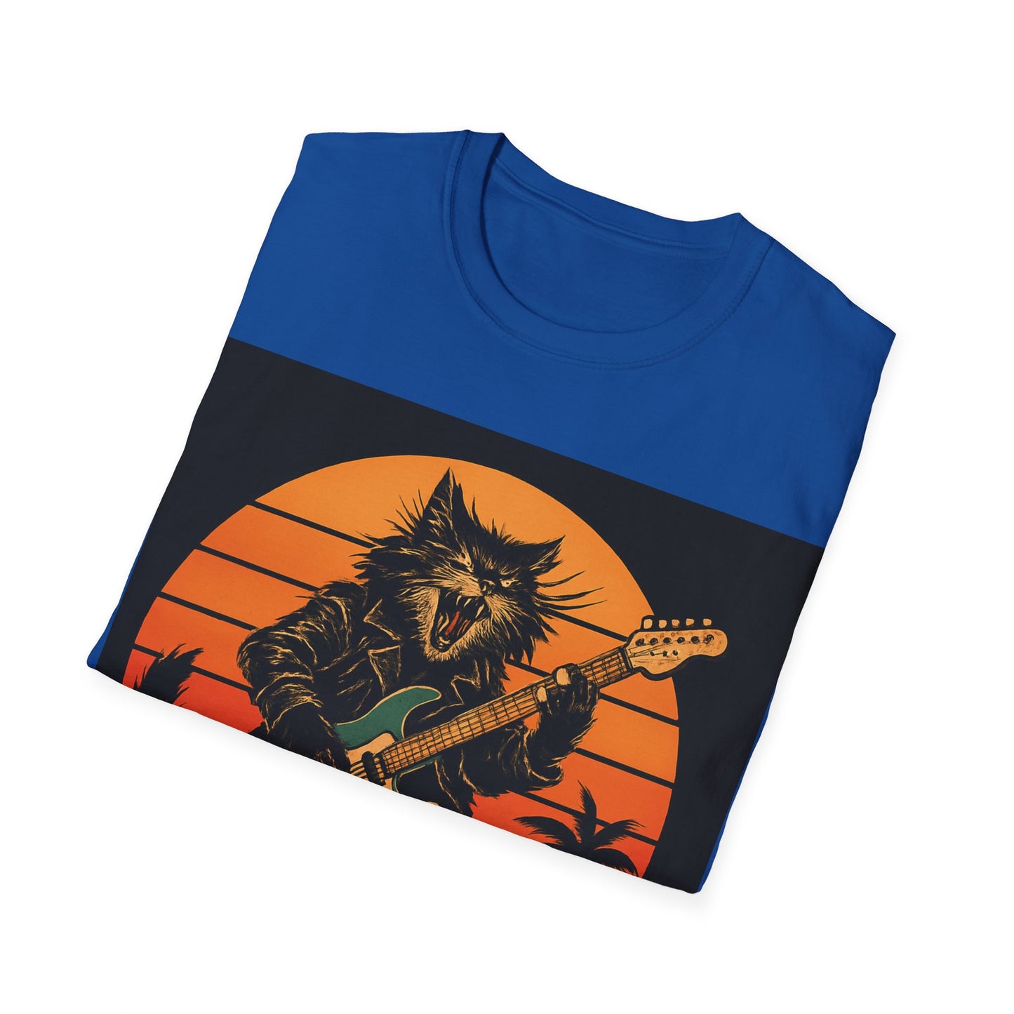 Guitar Rockin' Cat T-Shirt