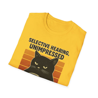 Selective Hearing Cat T-Shirt