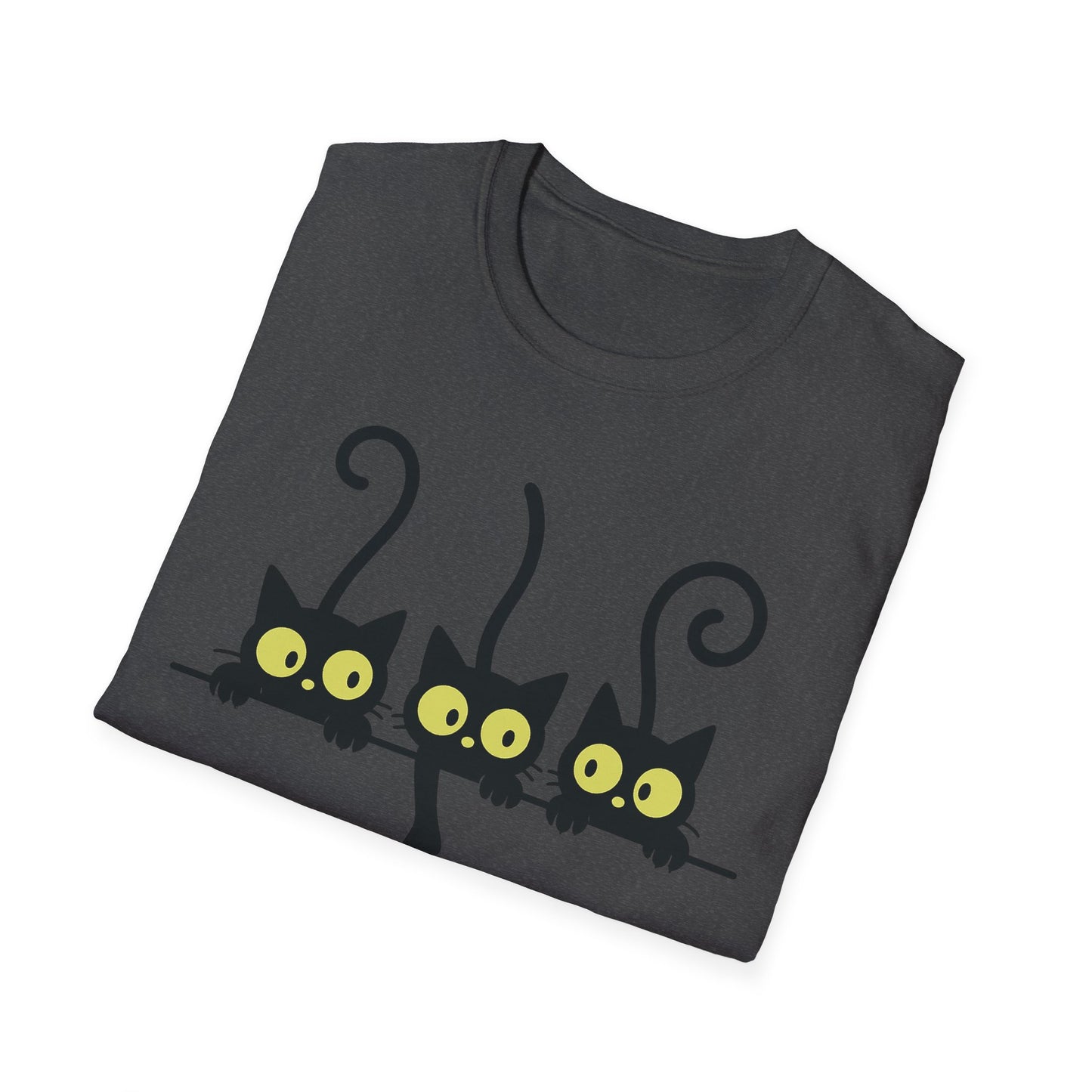 Curious Black Cats T-Shirt