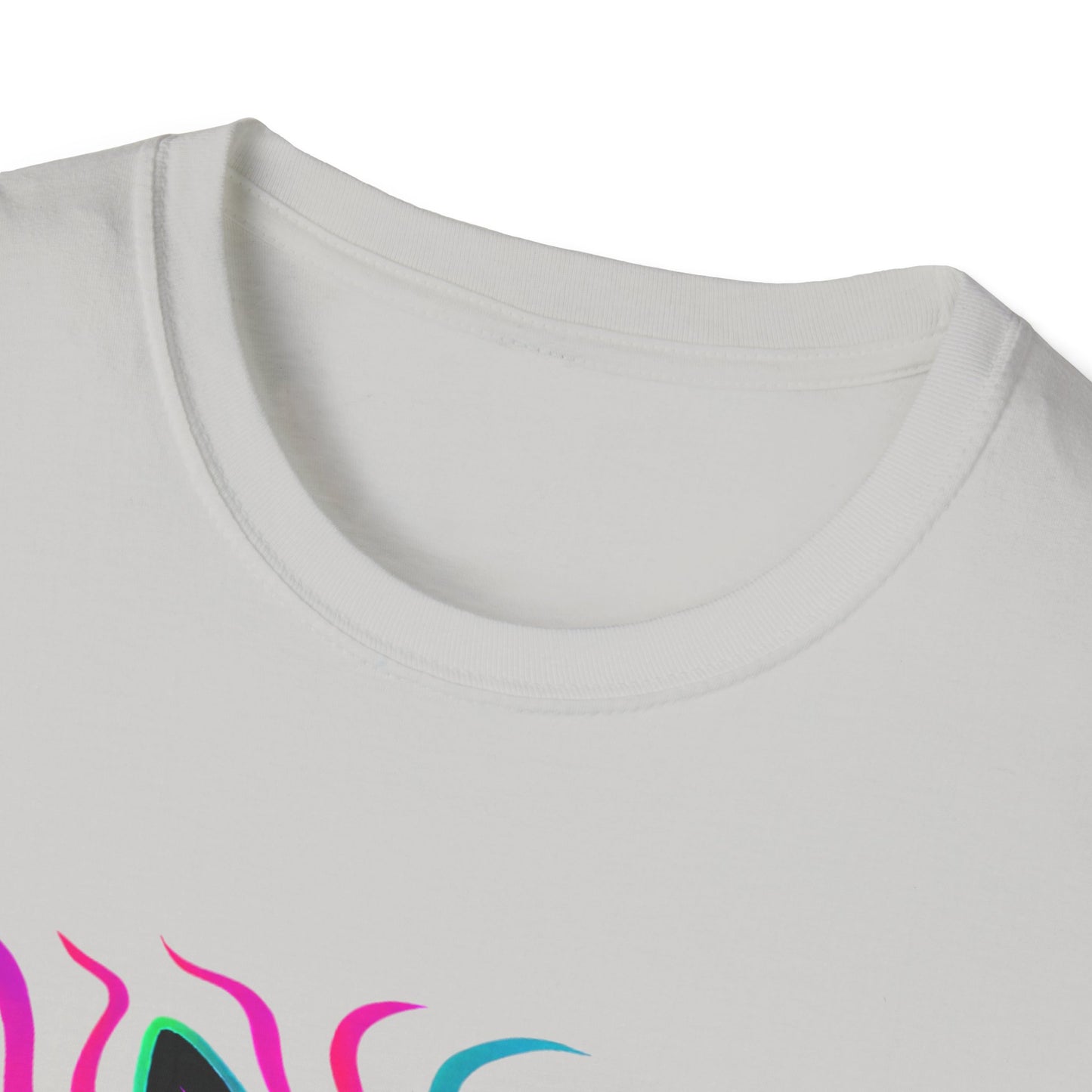 Cat In Neon Colors T-Shirt