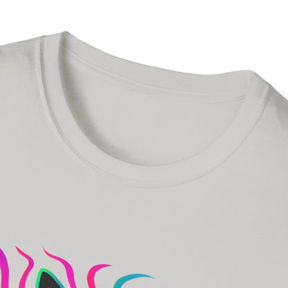 Cat In Neon Colors T-Shirt