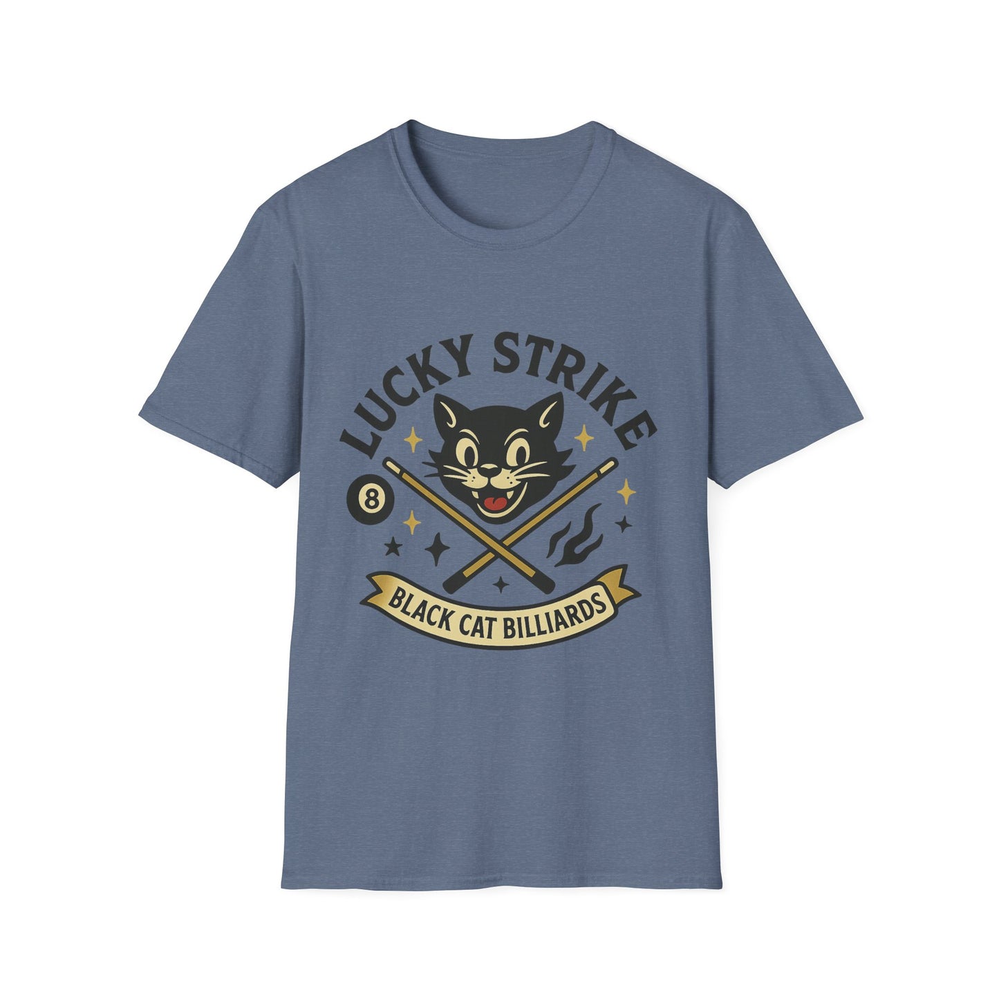 Black Cat Billiards T-Shirt