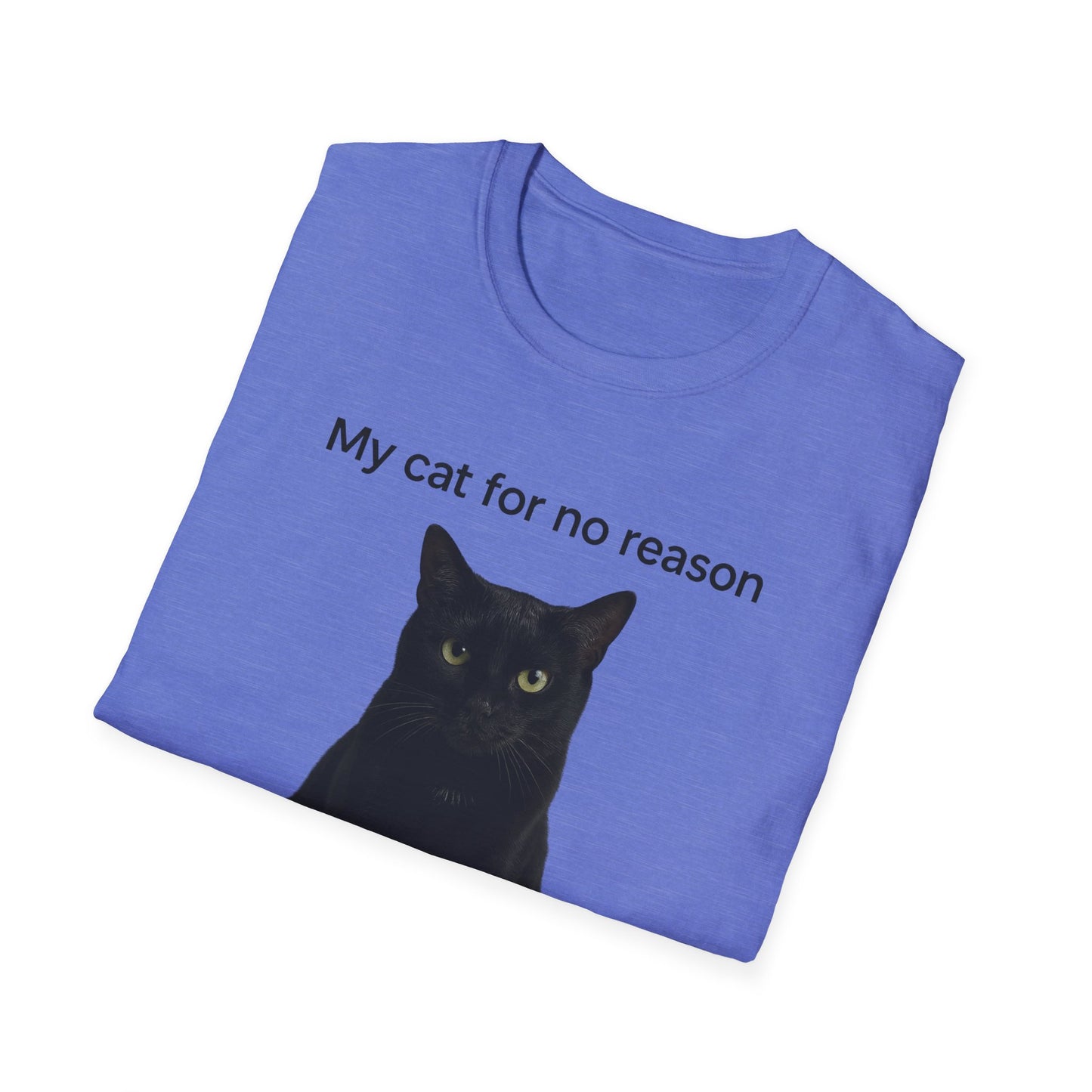 Cat Violence Button T-Shirt