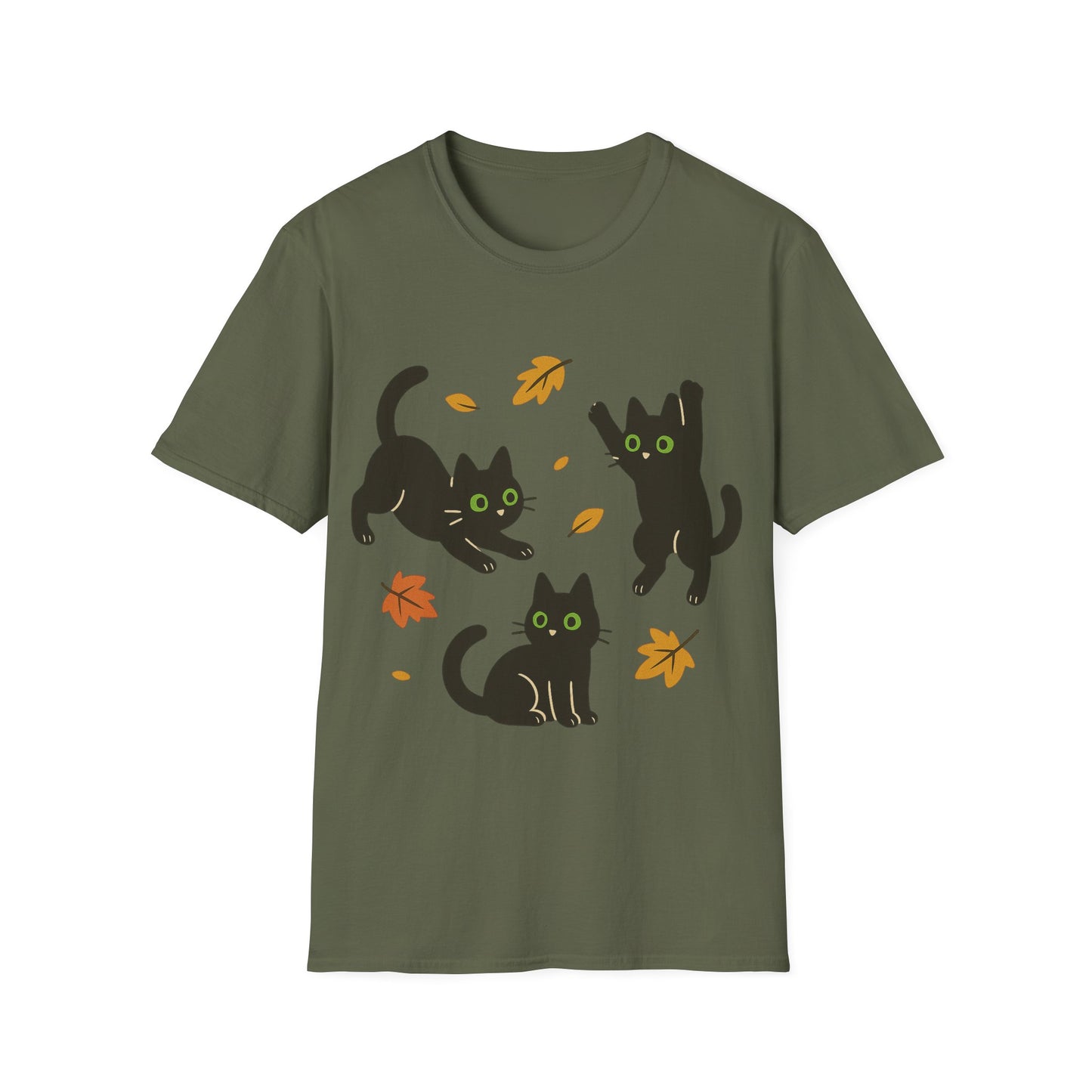Fall Kittens Playing T-Shirt