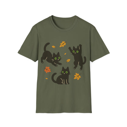 Fall Kittens Playing T-Shirt