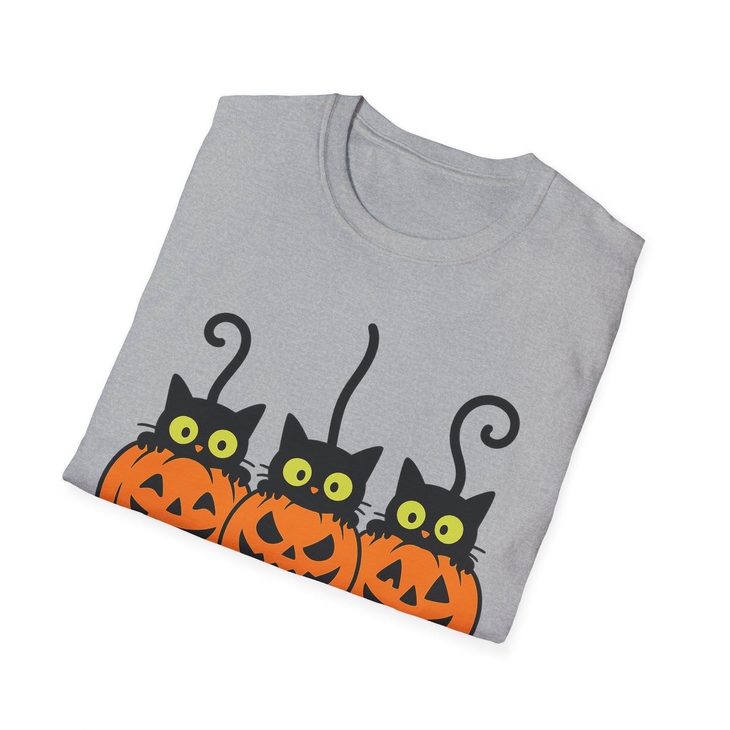 Halloween Cats and Pumpkins