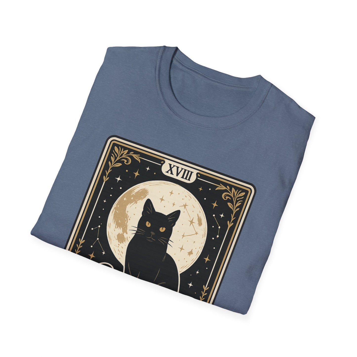 Tarot Moon Guardian Cat T-Shirt