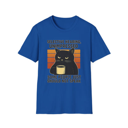 Selective Hearing Cat T-Shirt