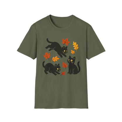 Playful Autumn Kittens T-Shirt