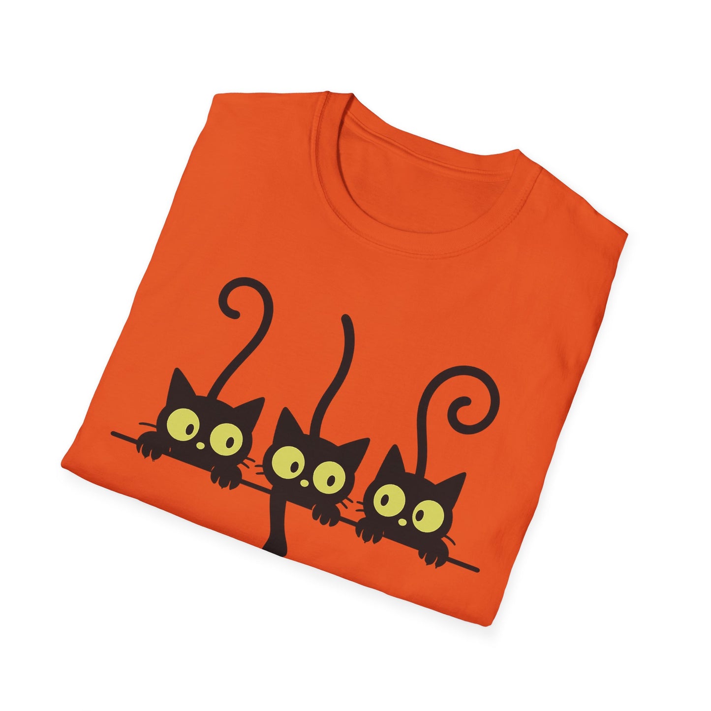 Curious Black Cats T-Shirt