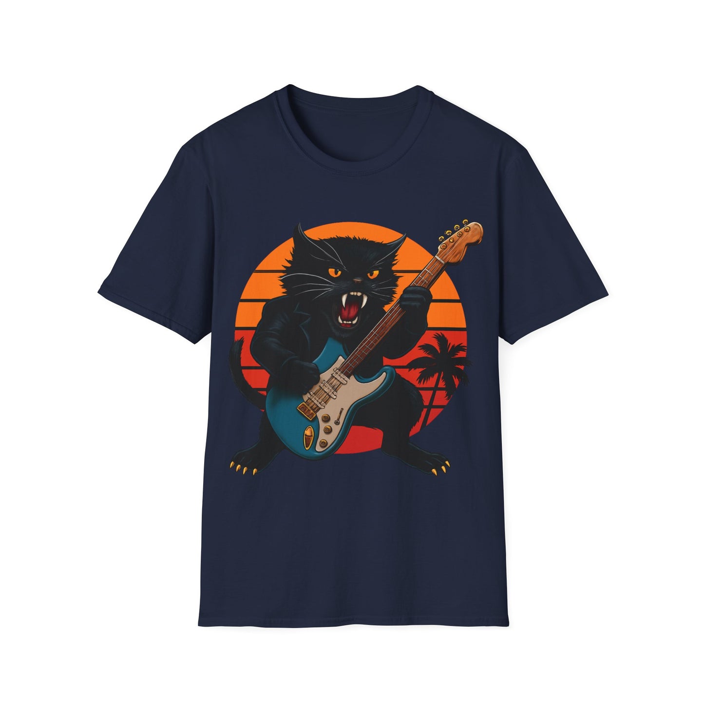 Fierce Rockin' Cat T-Shirt