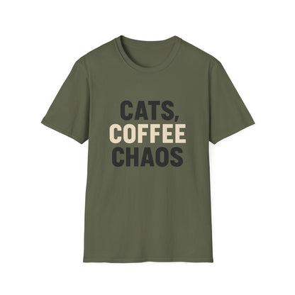 Cats Coffee Chaos T-Shirt